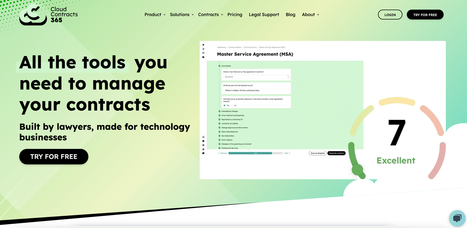 Cloud Contracts 365 screenshot