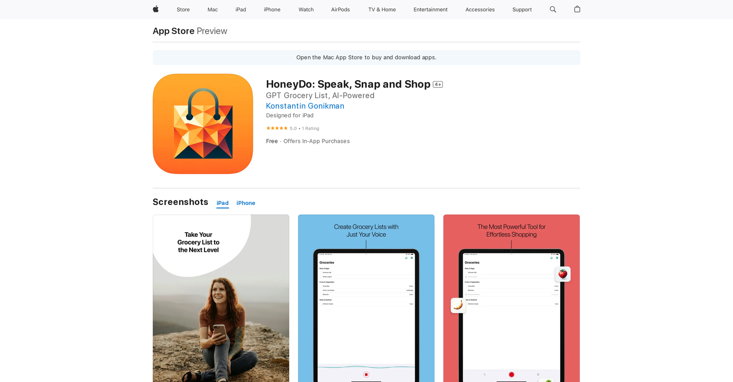 HoneyDo screenshot