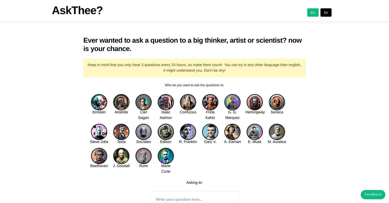 AskThee screenshot