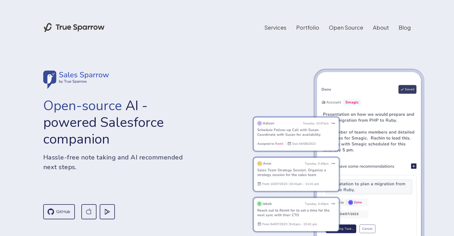 Sales Sparrow screenshot
