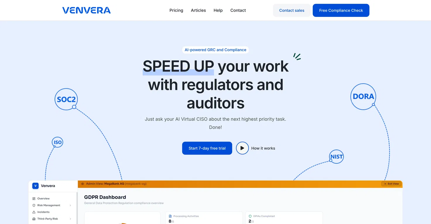 Venvera screenshot