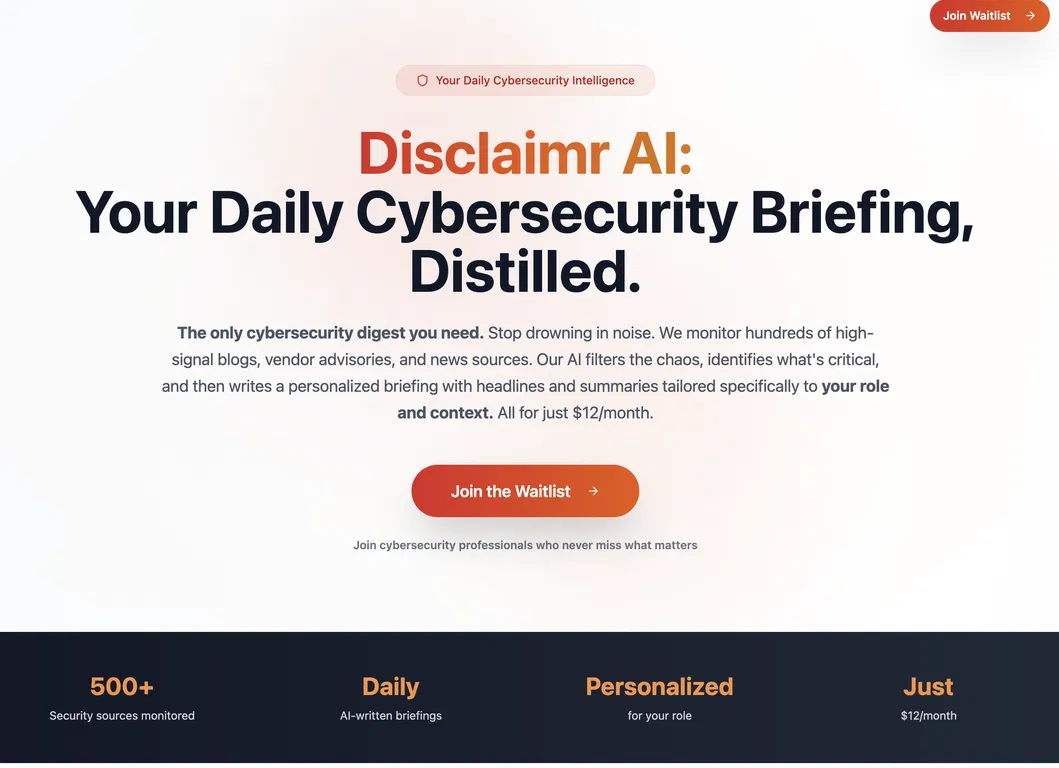 Disclaimr AI screenshot