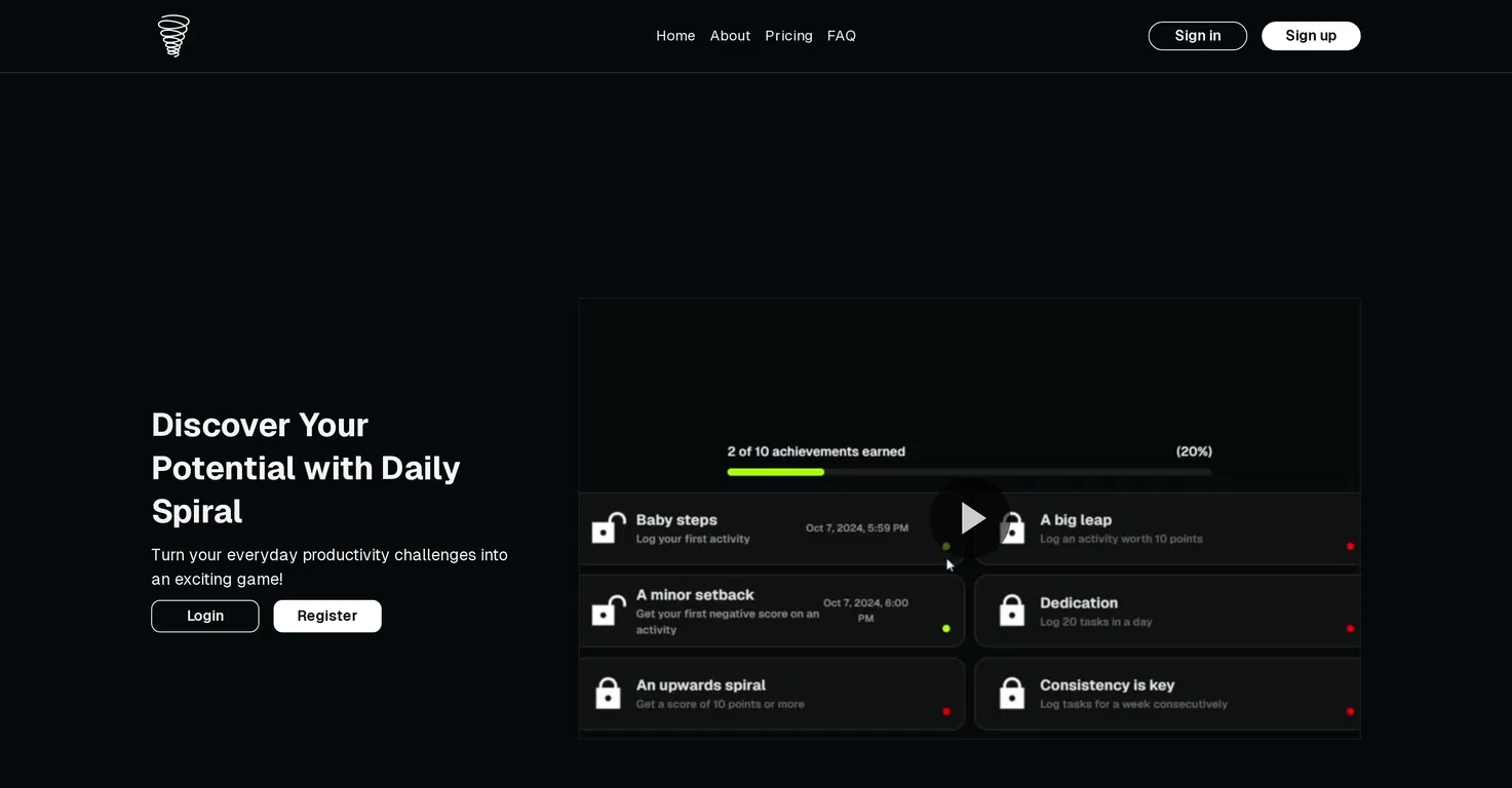 Daily Spiral screenshot