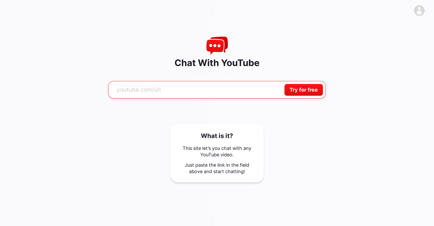 Chat With Youtube screenshot