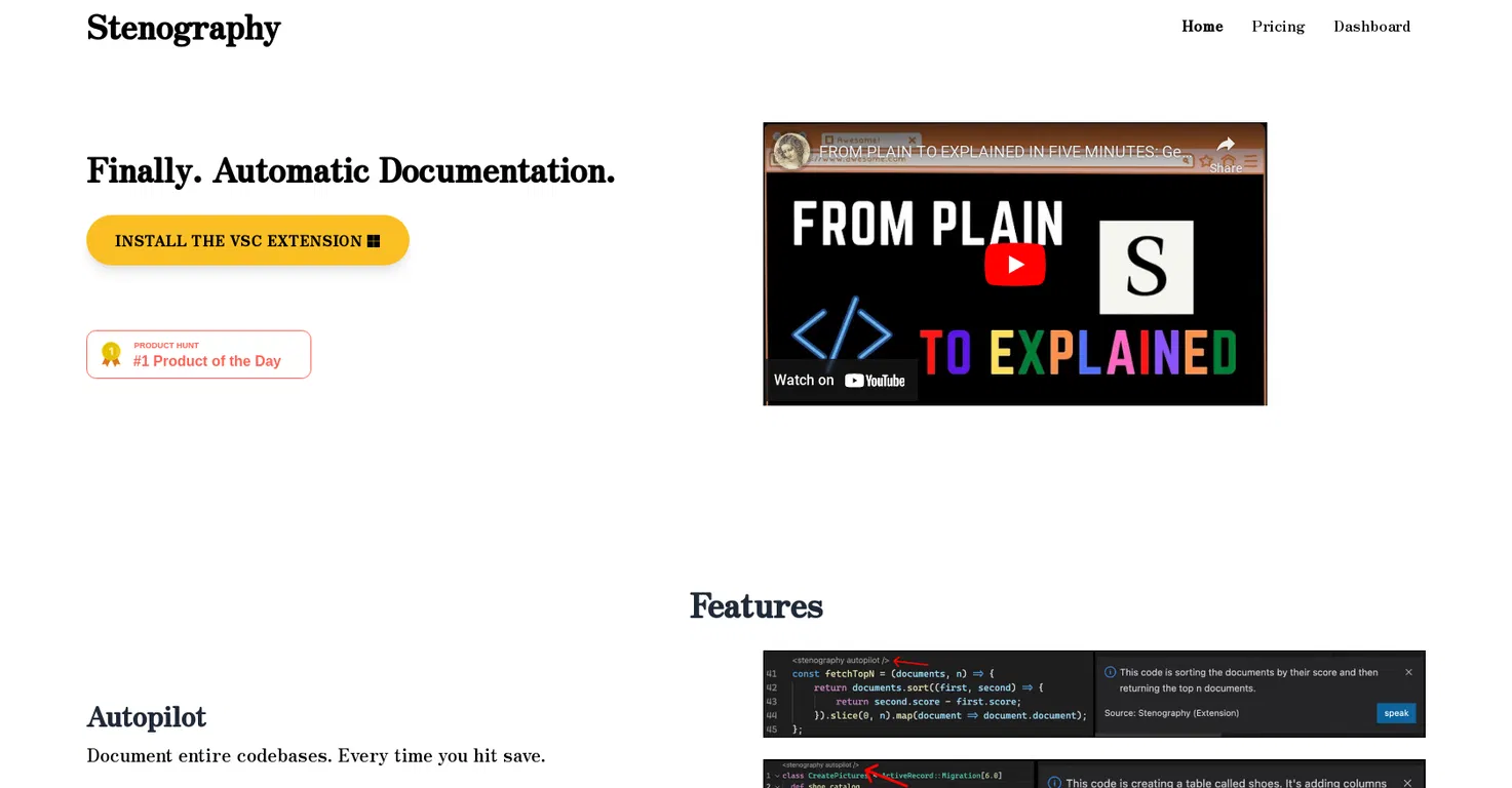 Stenography screenshot