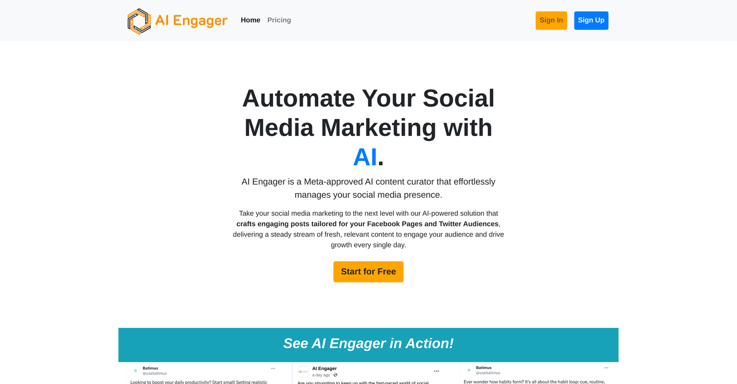 AI Engager screenshot