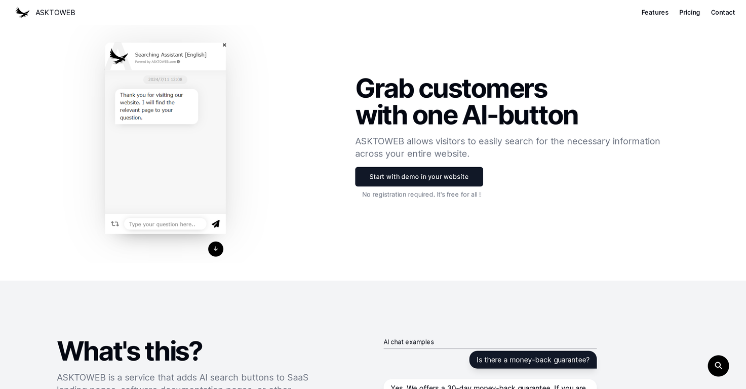AskToWeb screenshot