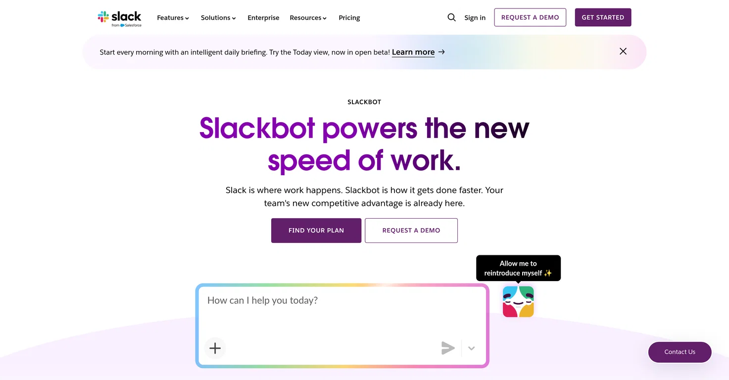Slackbot by Slack screenshot
