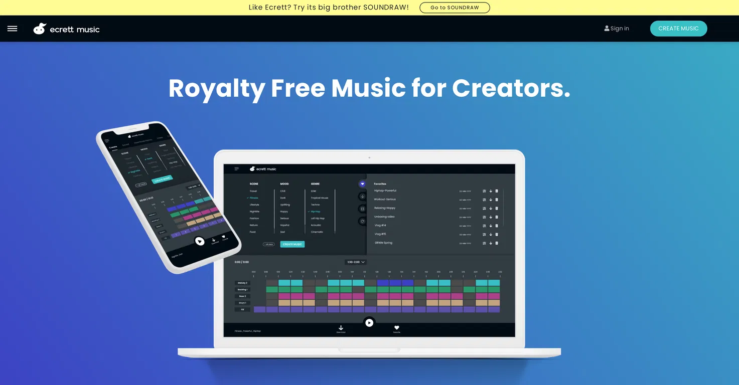 Ecrett Music screenshot