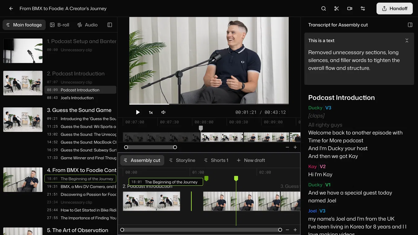Selects screenshot