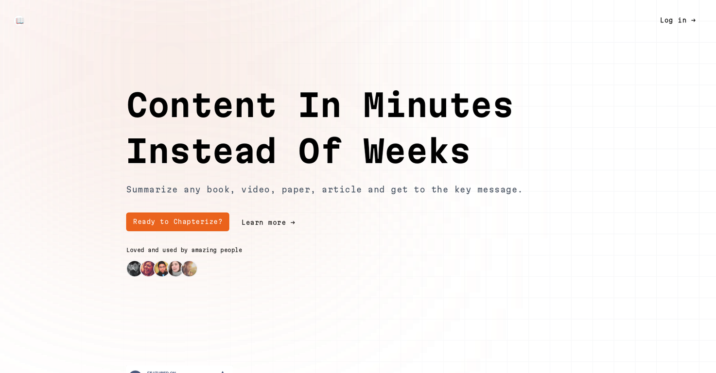 Chapterize screenshot