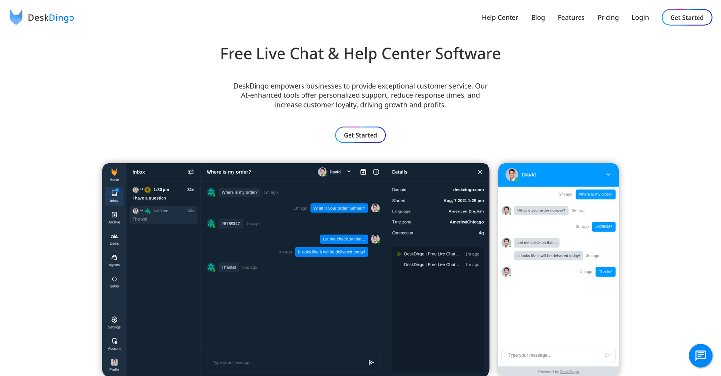 DeskDingo screenshot