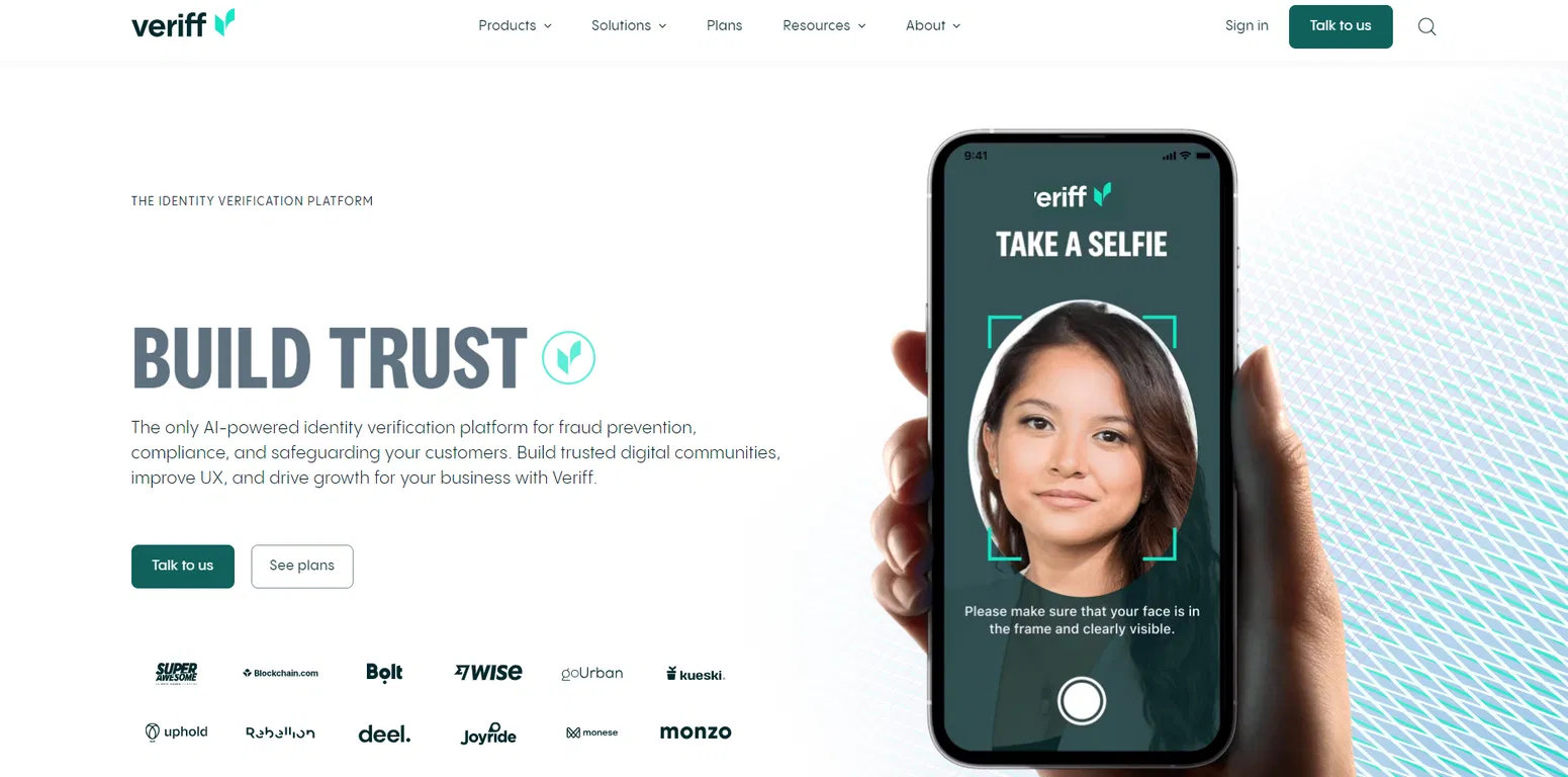 Veriff screenshot