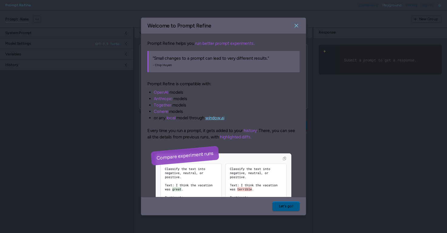 Prompt Refine screenshot