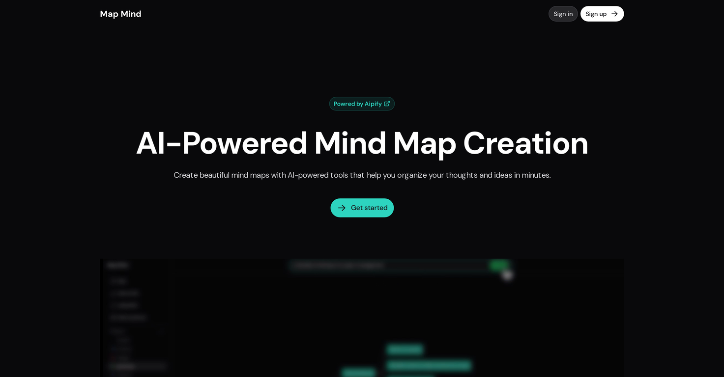 MapMindAI screenshot