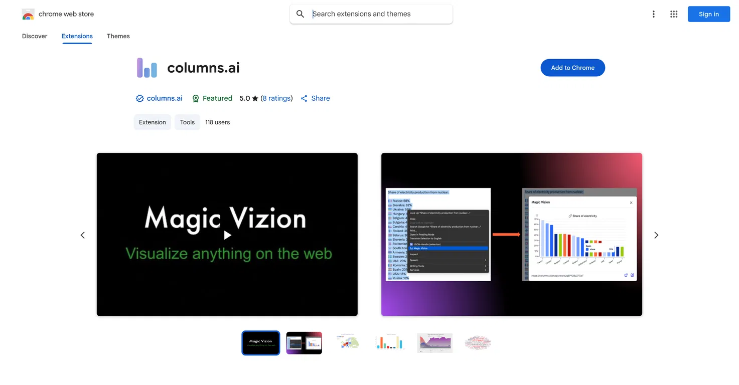 Columns.ai screenshot