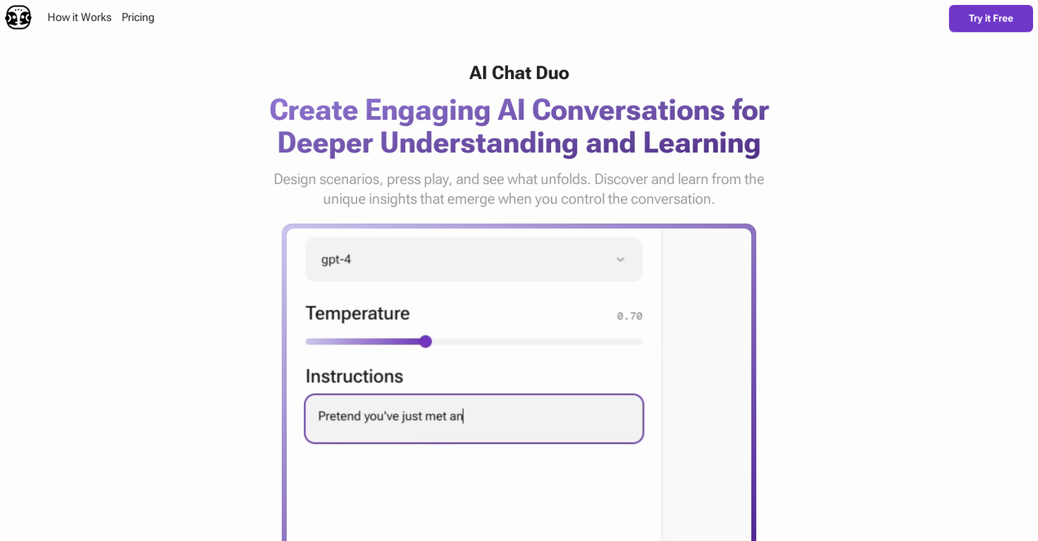 AI Chat Duo screenshot