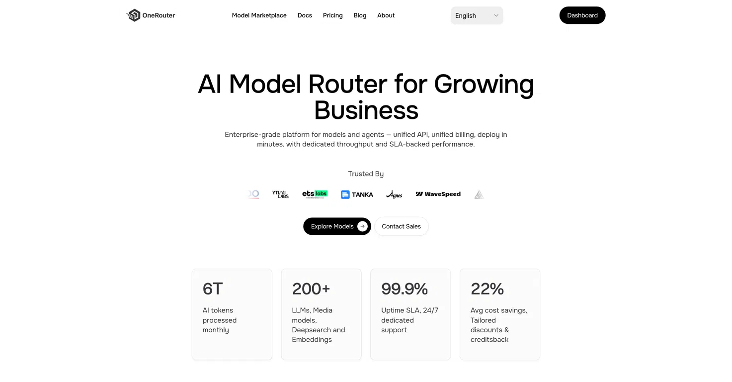 OneRouter screenshot