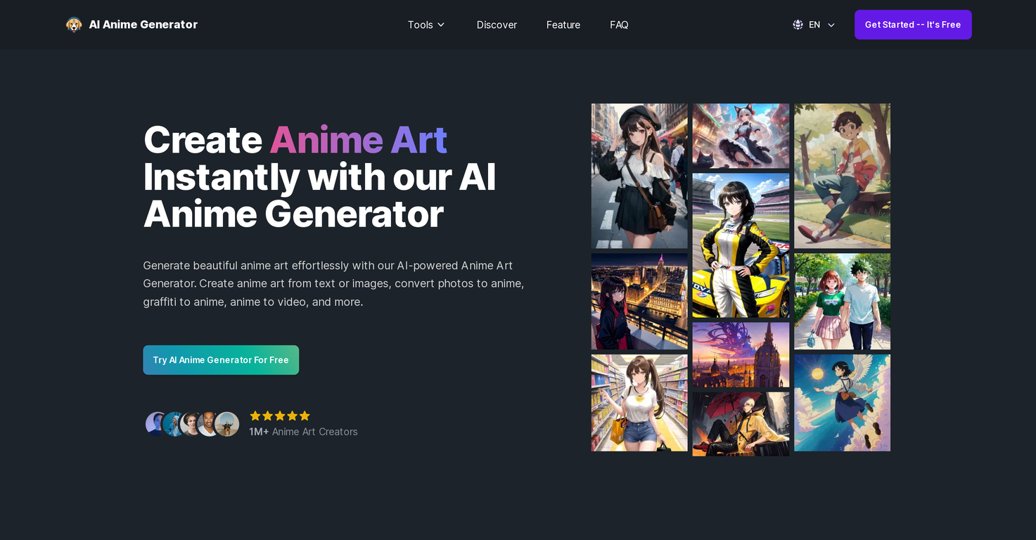 AIAnimeGenerator screenshot