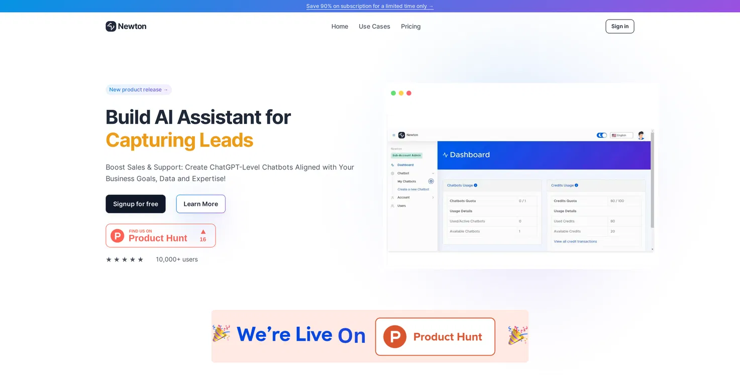 Newton screenshot