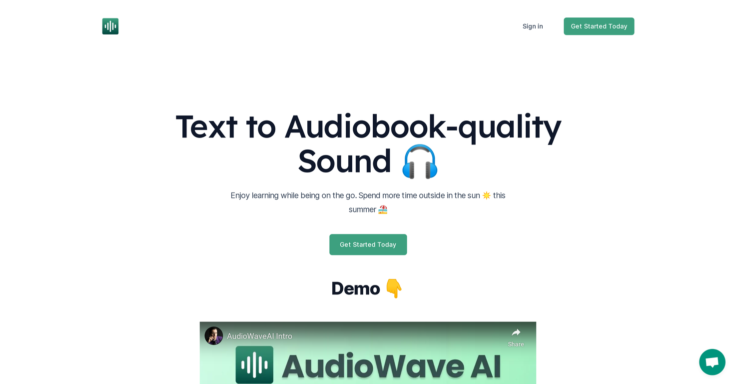 AudioWaveAI screenshot