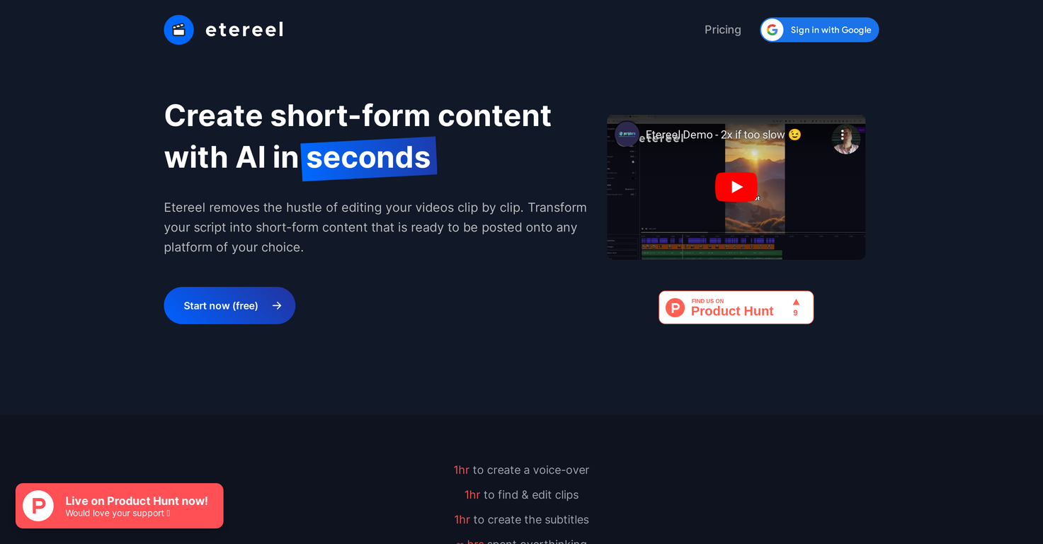 Etereel screenshot