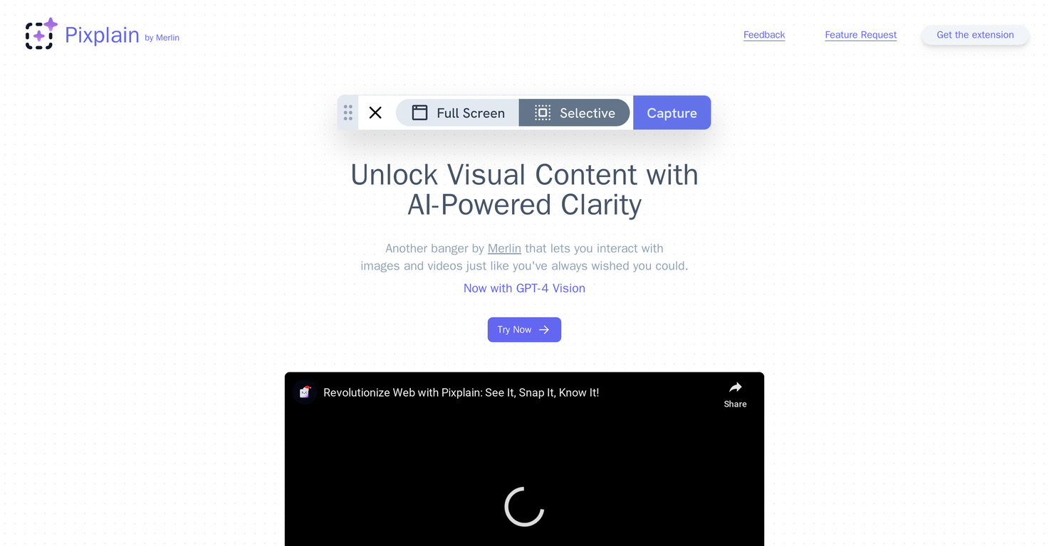 Pixplain screenshot