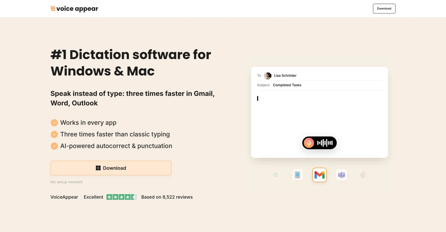VoiceAppear screenshot