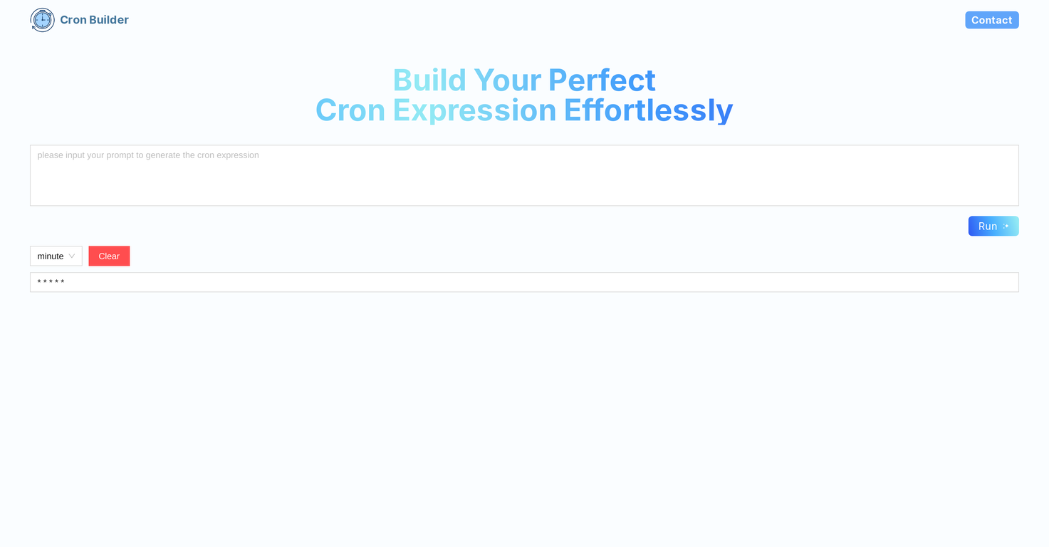 CRON AI Builder Online screenshot