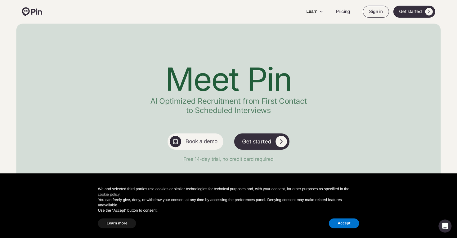 Pin screenshot
