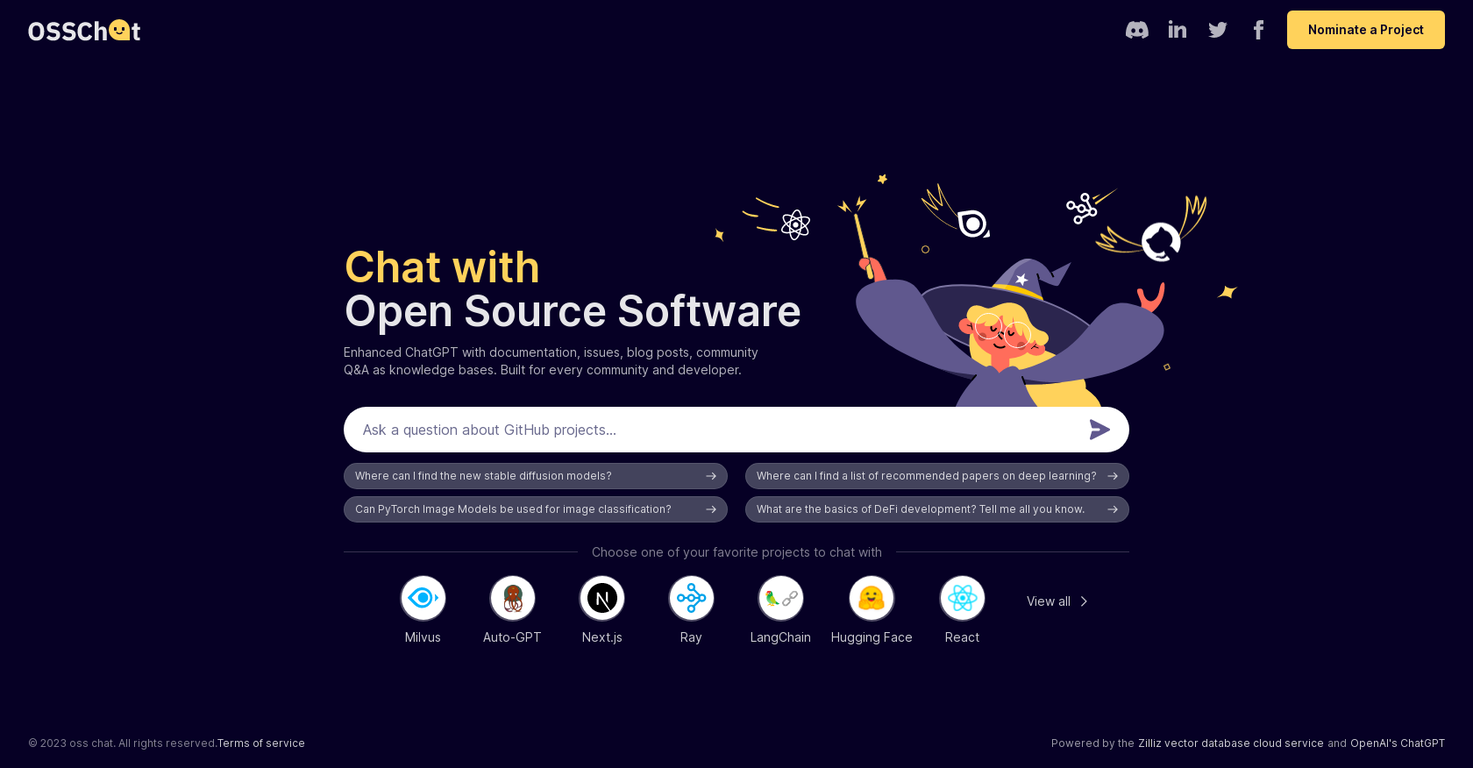 Osschat screenshot