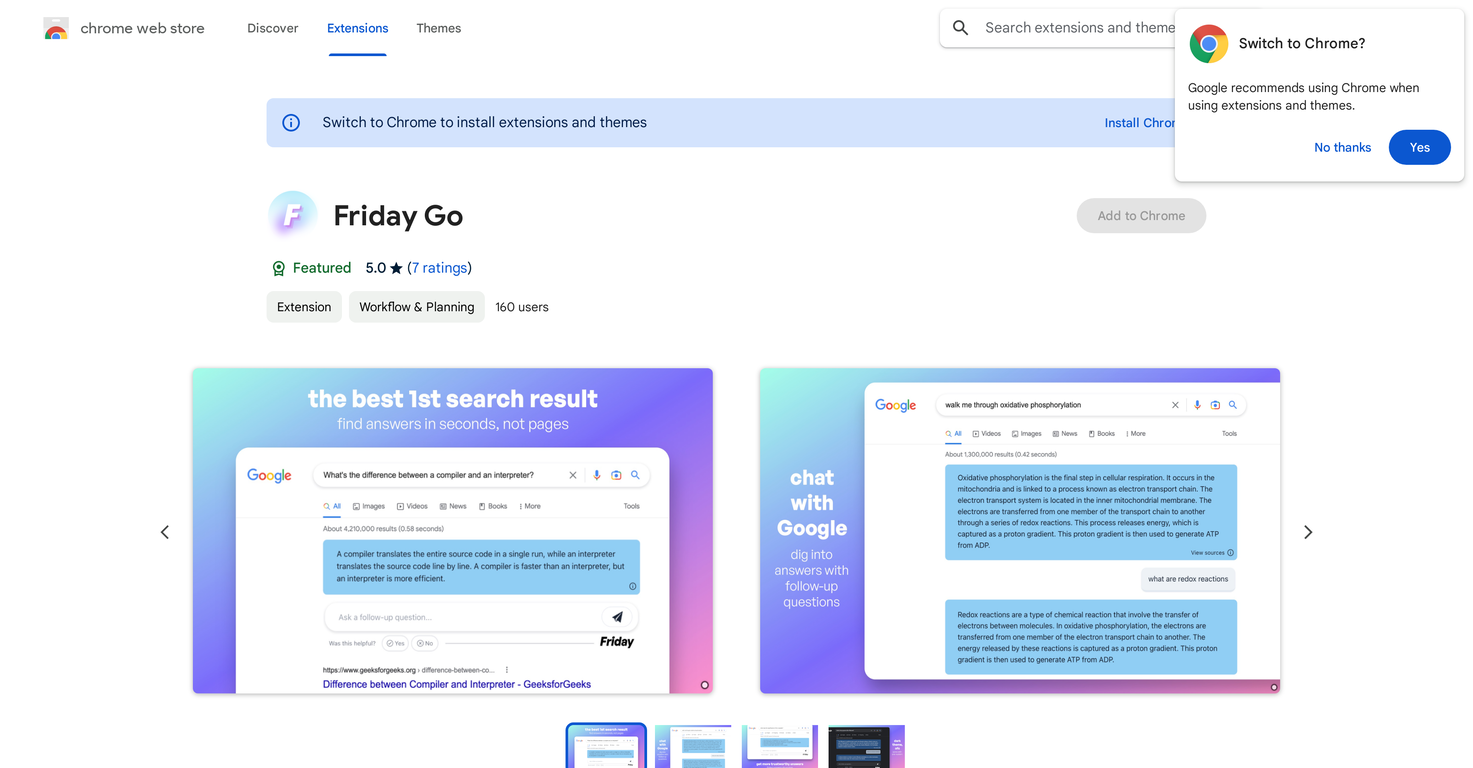 Friday Go screenshot
