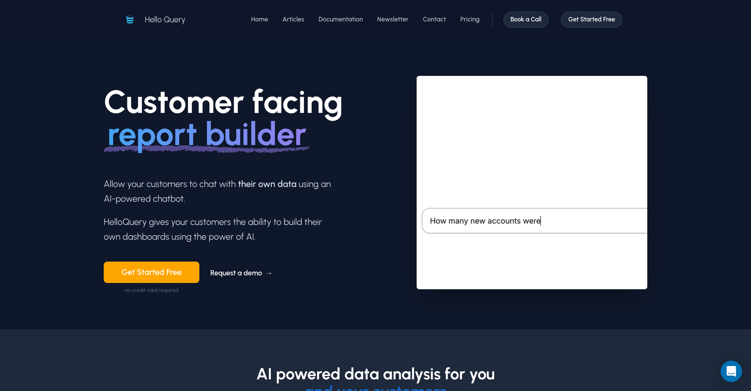 HelloQuery screenshot