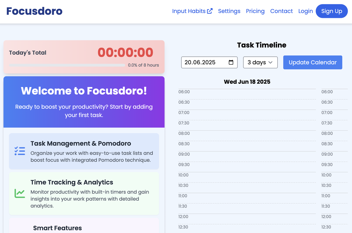 Focusdoro screenshot