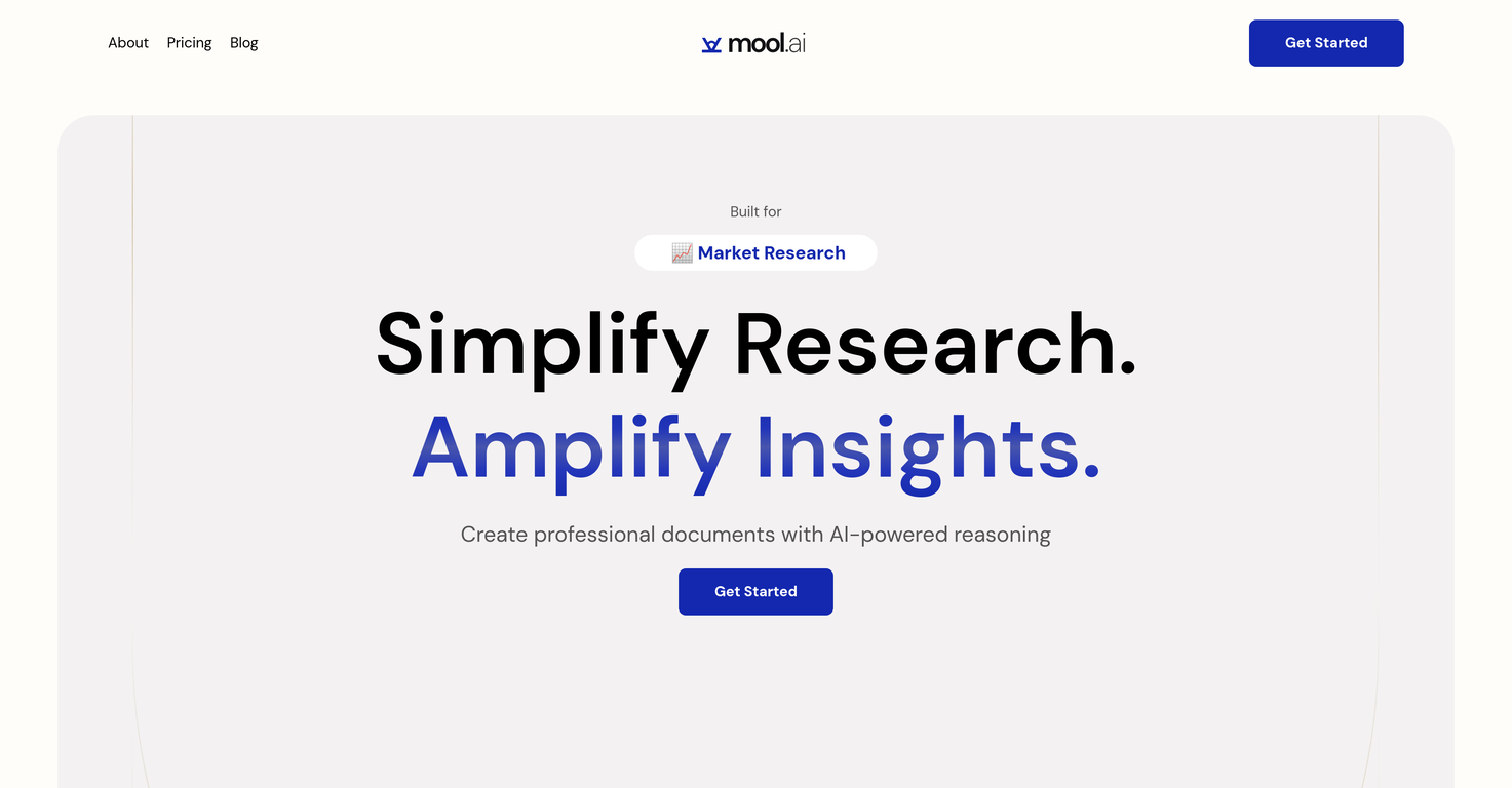 Mool.ai screenshot