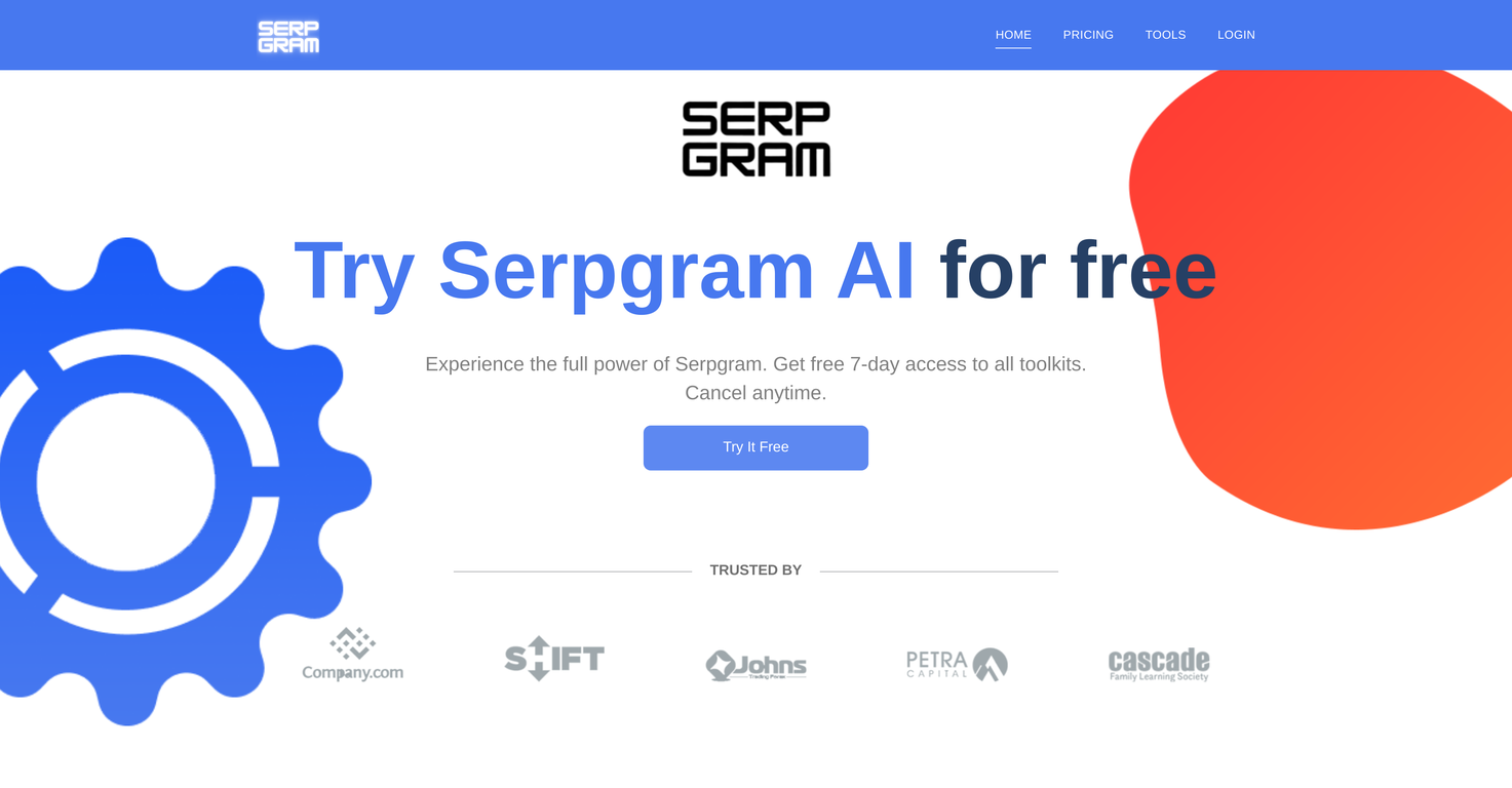 Serpgram screenshot