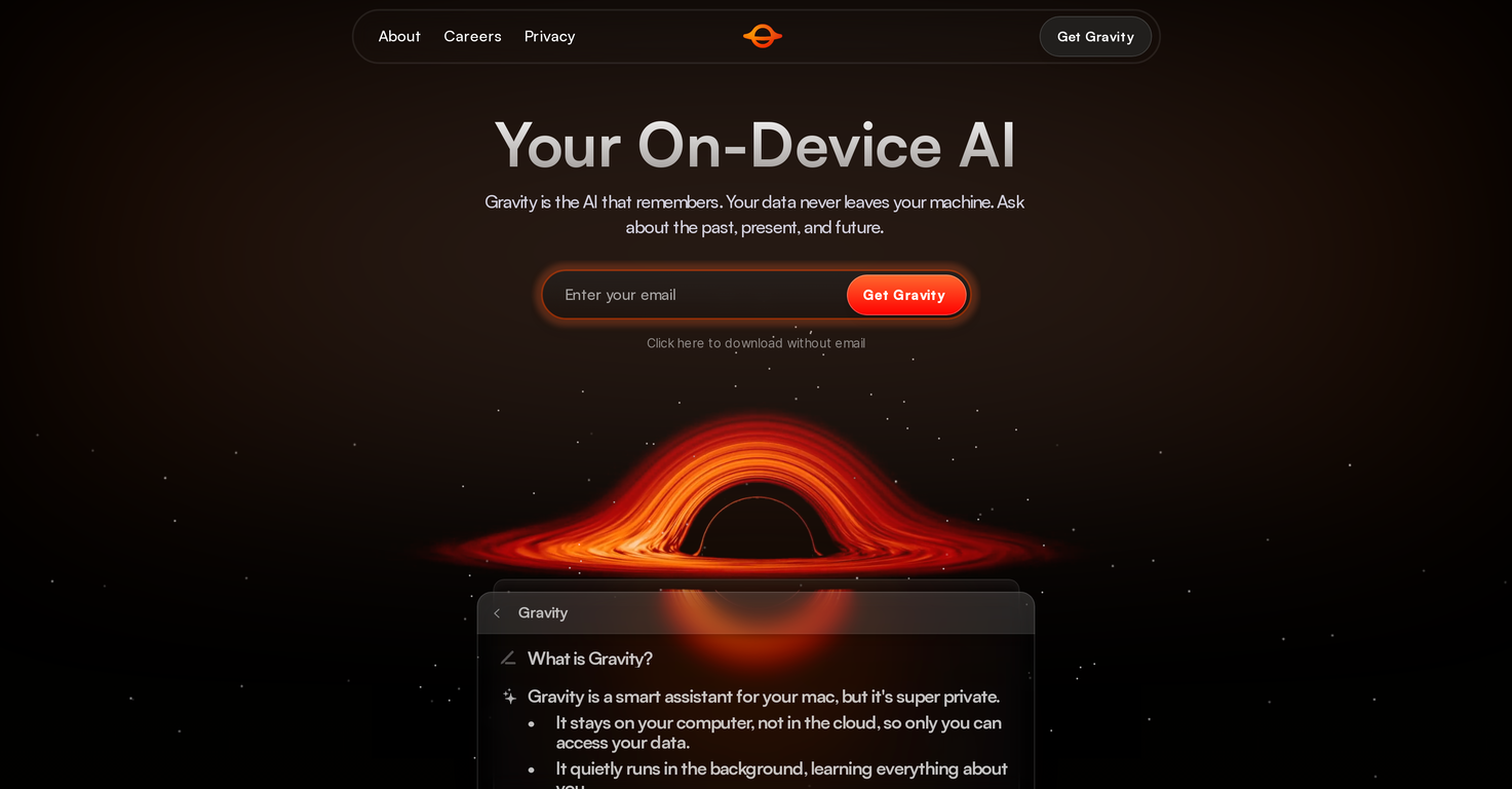Gravity screenshot