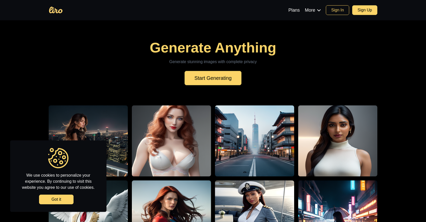Liro.ai screenshot