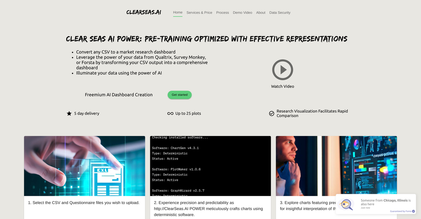 ClearSeas.ai screenshot