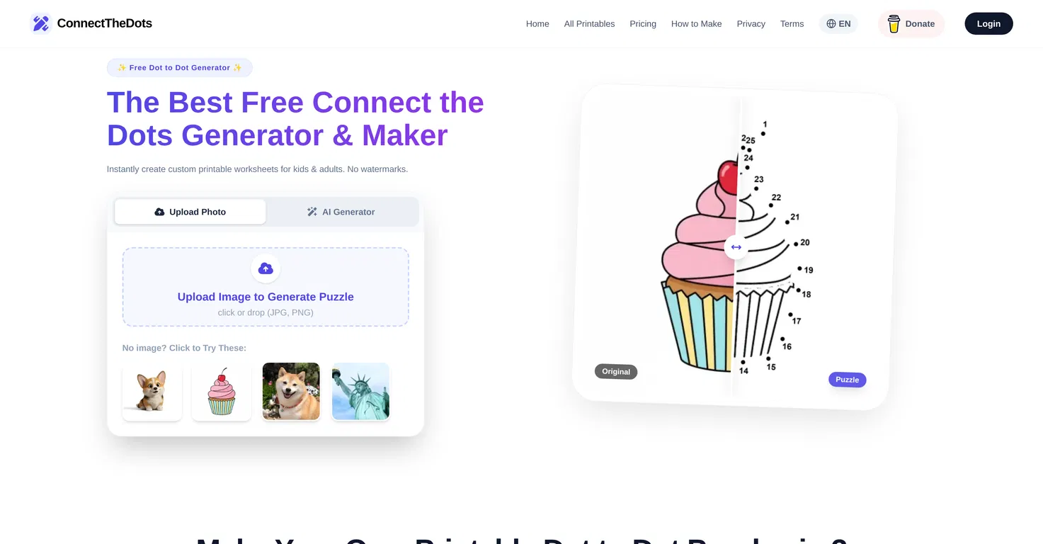 ConnectTheDots Generator screenshot