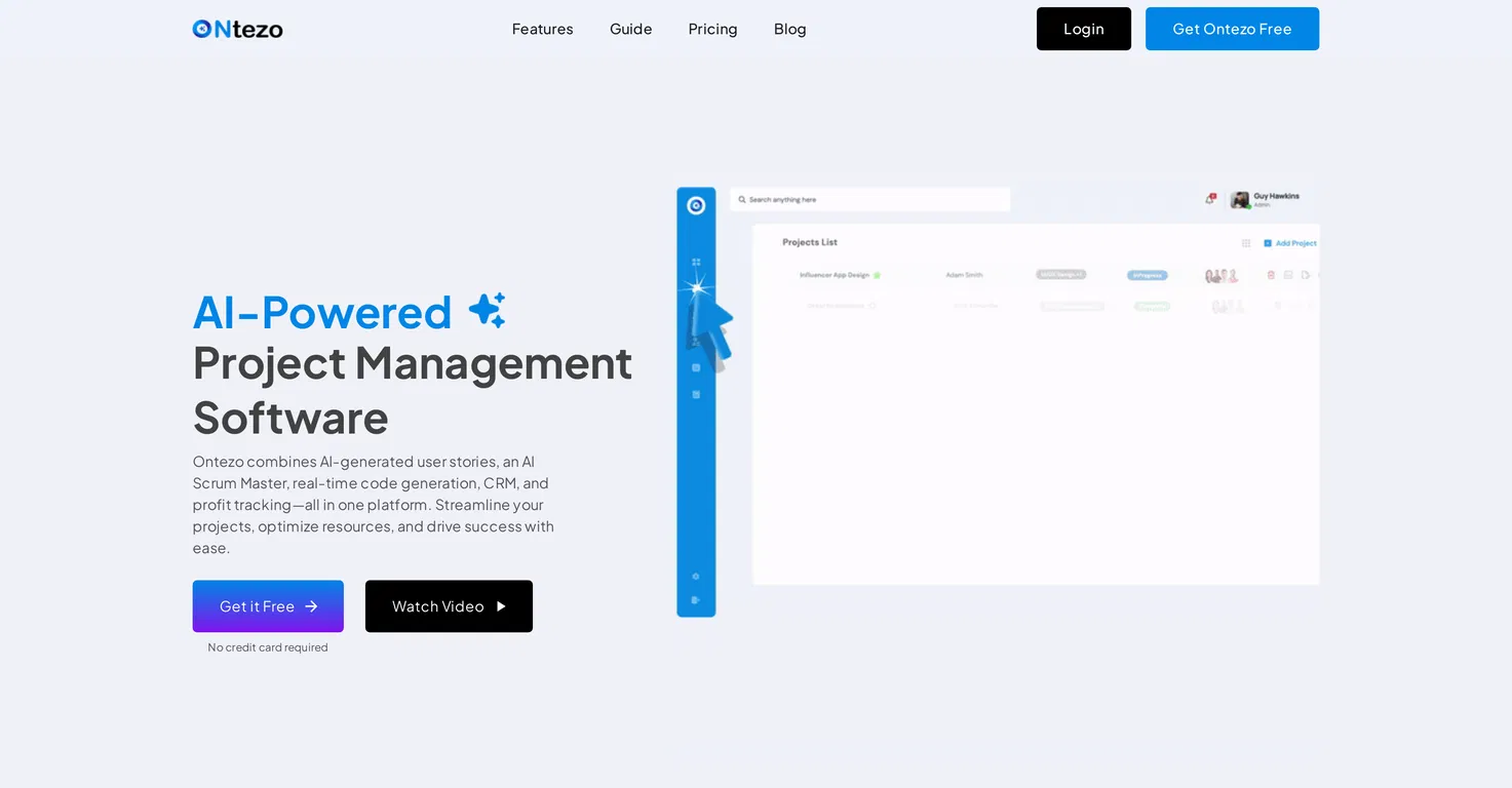 Ontezo screenshot