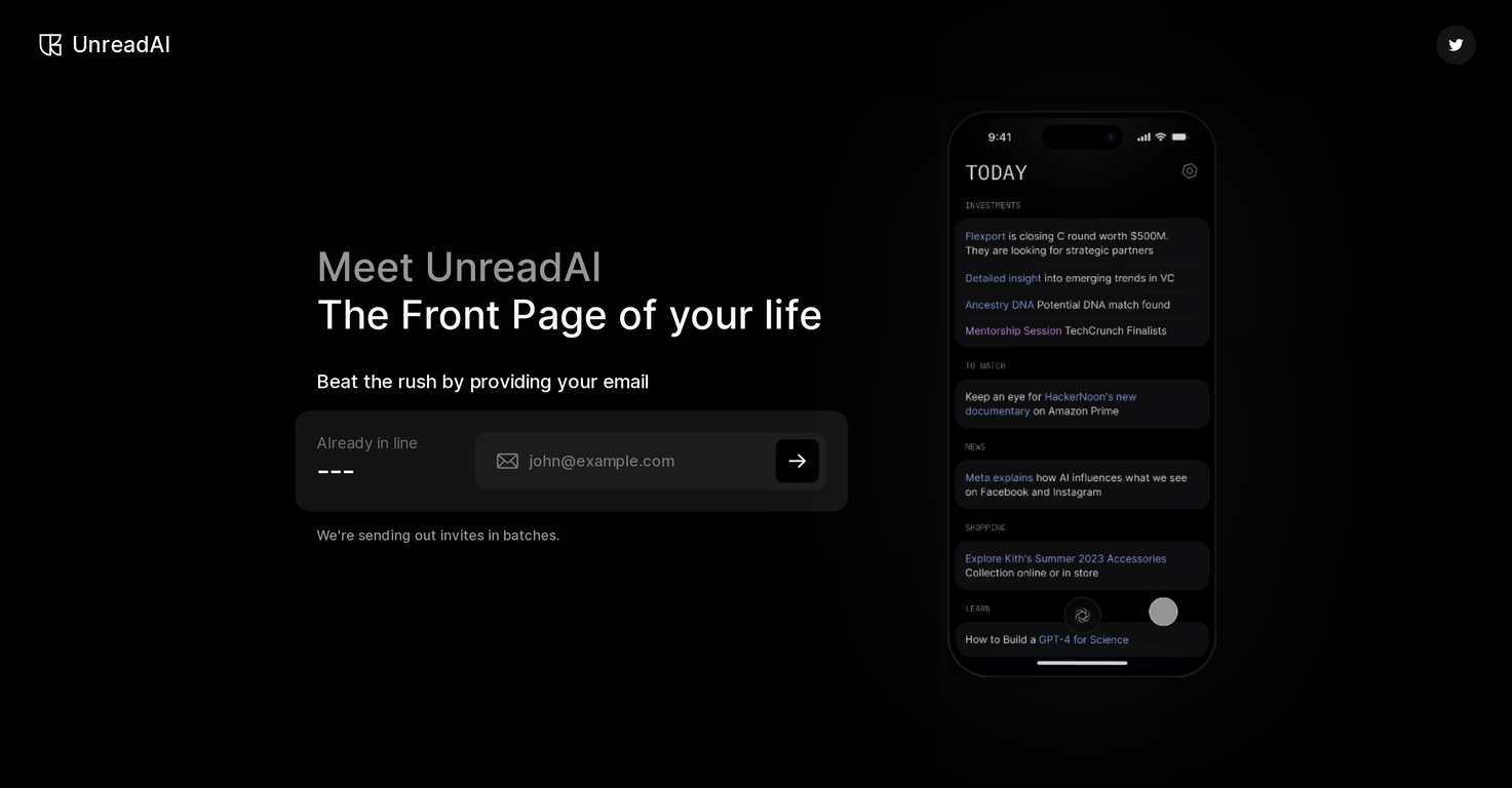 UnreadAI screenshot