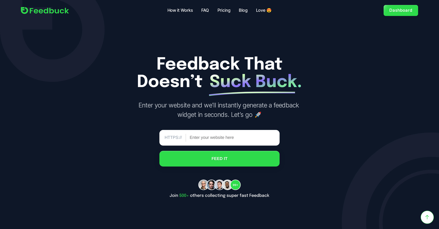 Feedbuck AI screenshot