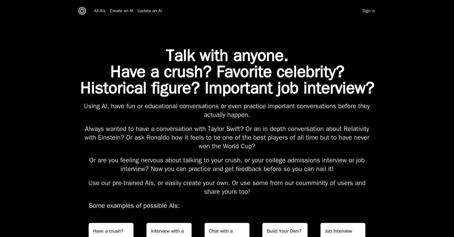 Practicetalking screenshot