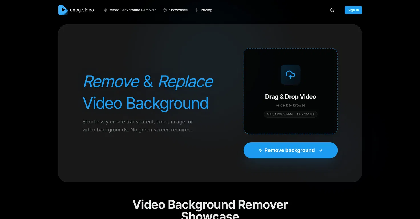 unbg.video screenshot