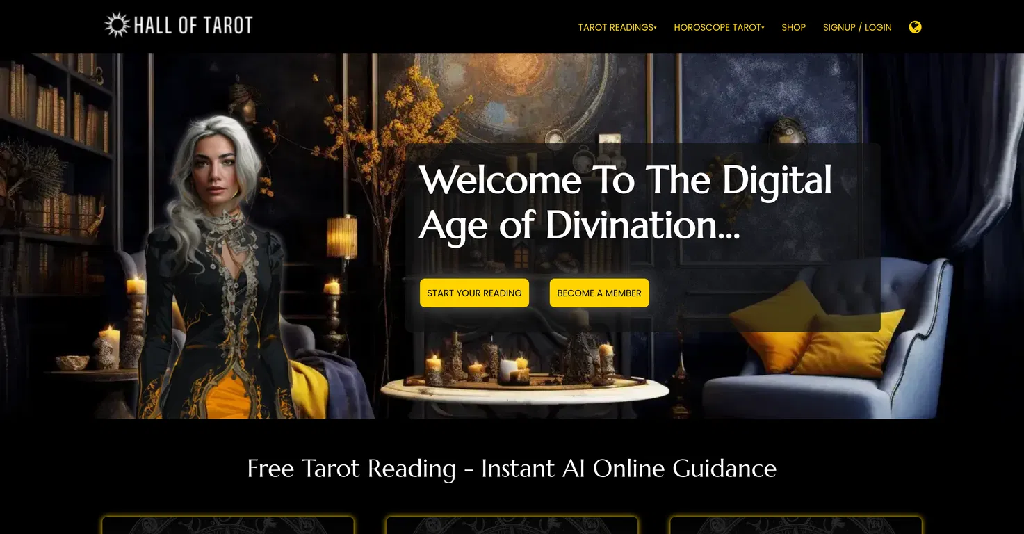 Hall of Tarot screenshot