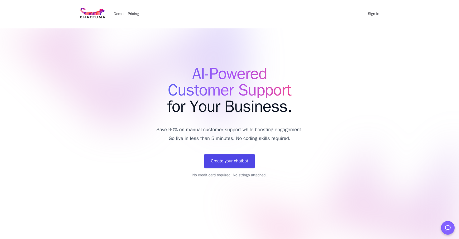 ChatPuma screenshot