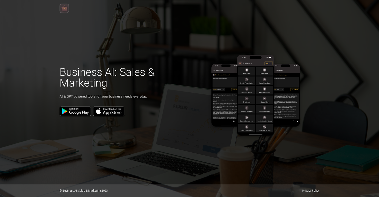 Business AI screenshot
