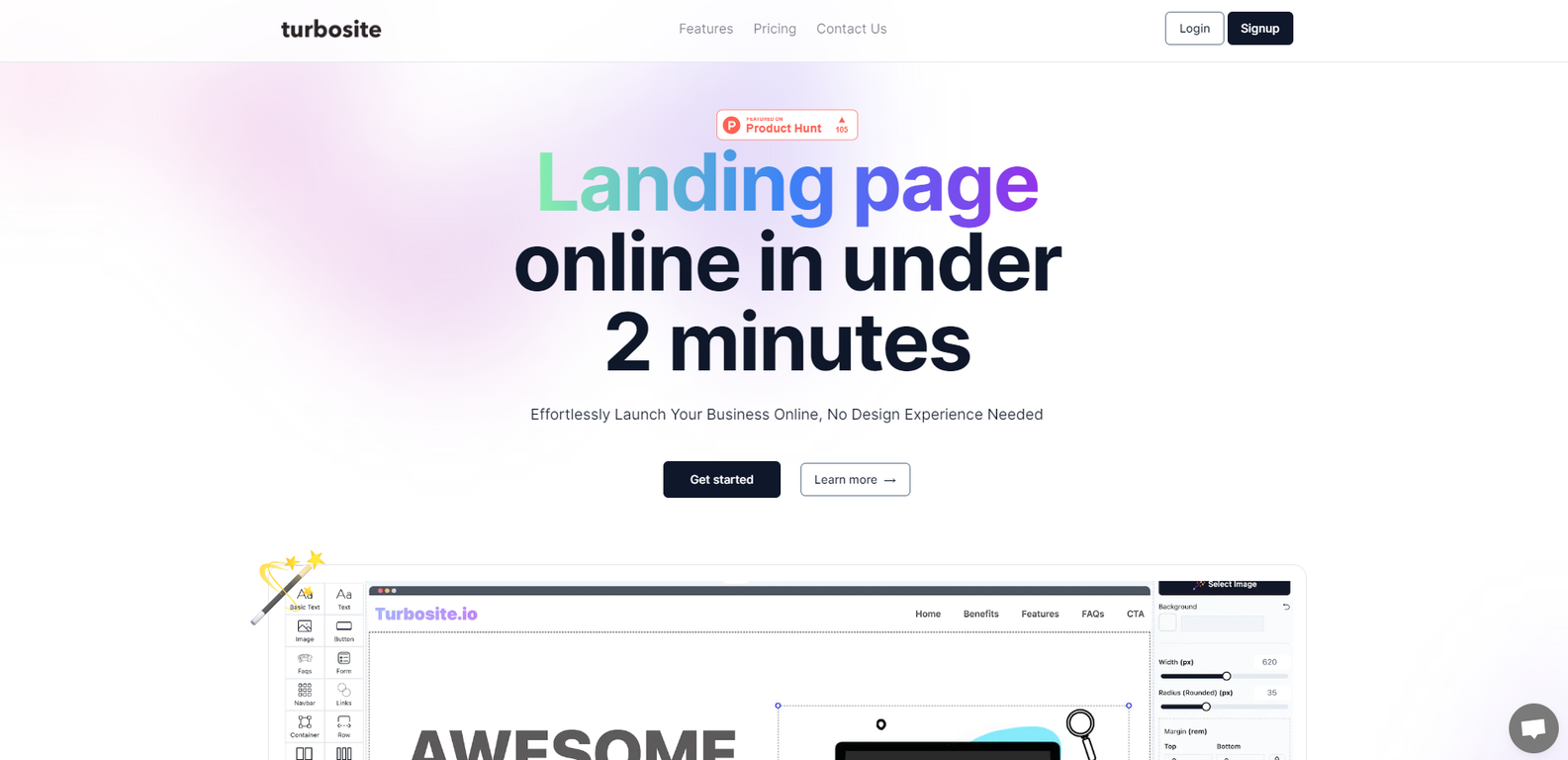 Turbosite screenshot