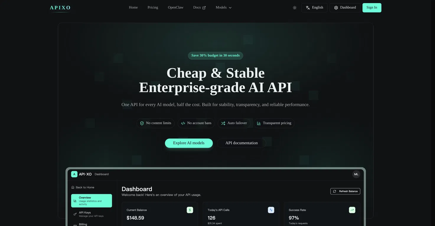 APIXO screenshot